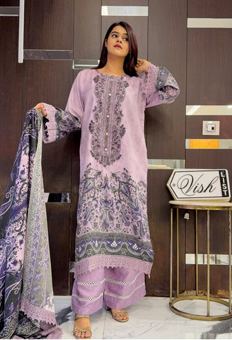 Pashmina 3pcs Suit 06