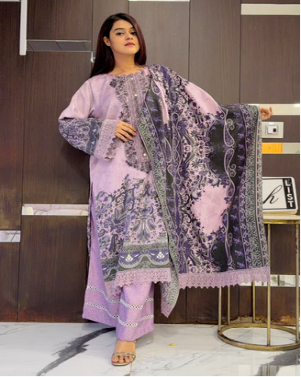 Pashmina 3pcs Suit 06