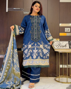 Pashmina 3pcs Suit 04