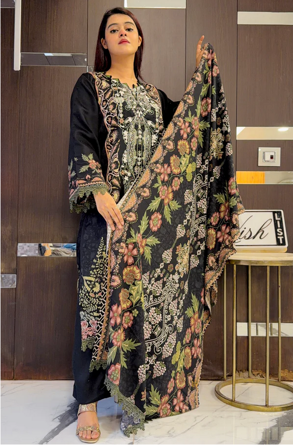 Pashmina 3PCs Suit 07