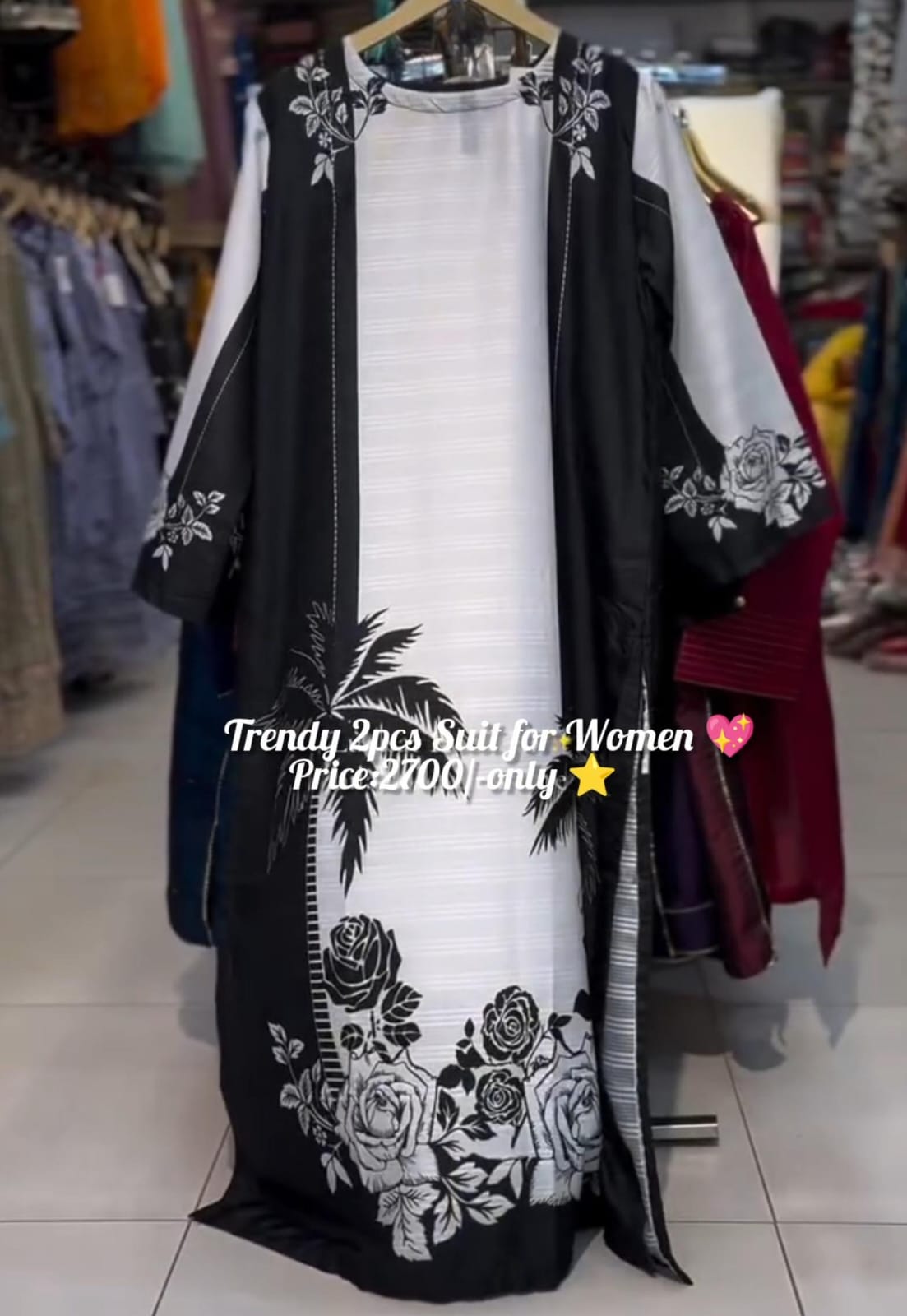 Beautiful Trendy 2pcs Suit for Women