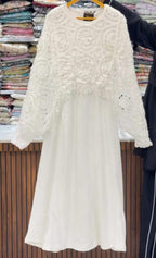 Long Maxi With Wool Poncho For Women