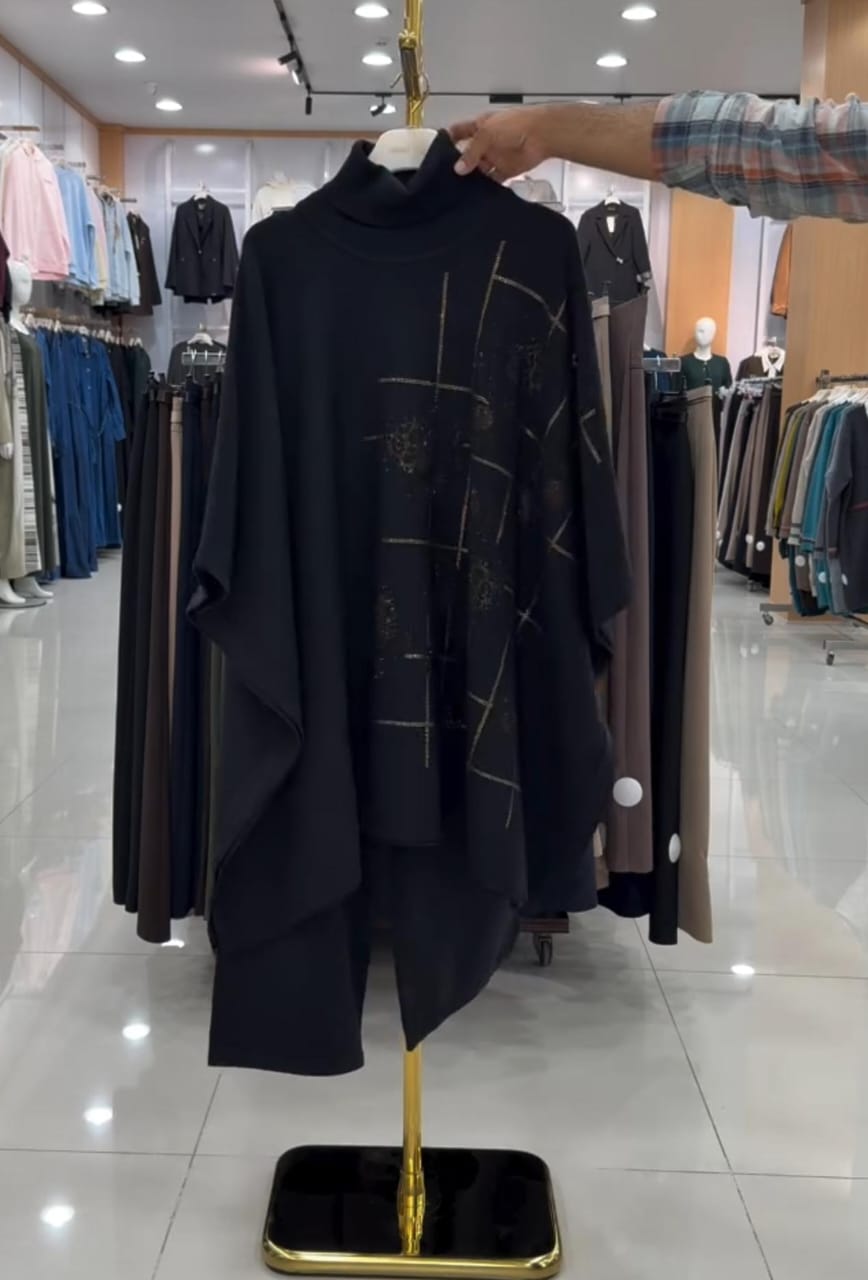 Winter 2pcs Set Shrug with Plazo For Women💖