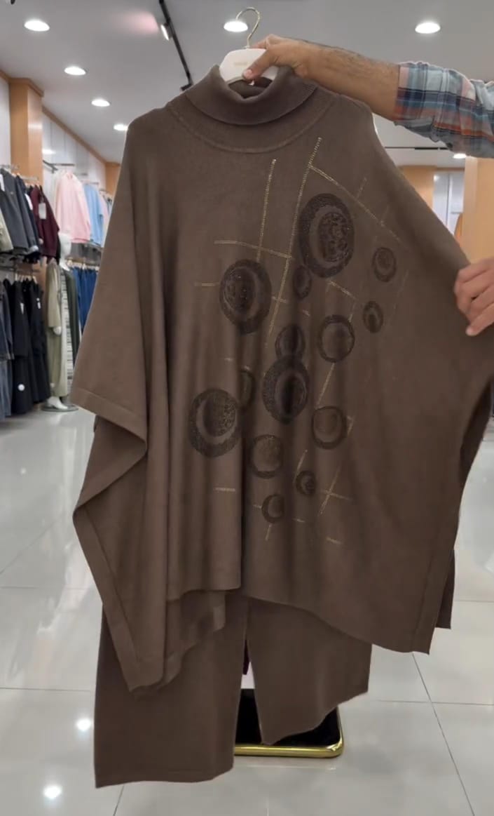 Winter 2pcs Set Shrug with Plazo For Women💖