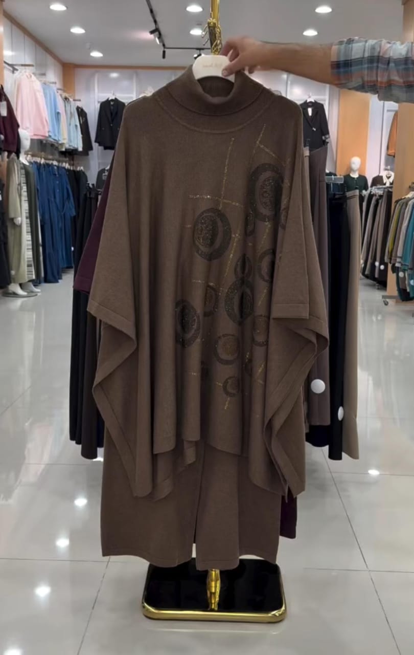 Winter 2pcs Set Shrug with Plazo For Women💖