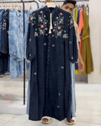 Women’s Denim Style Winter Frock ❄️✨