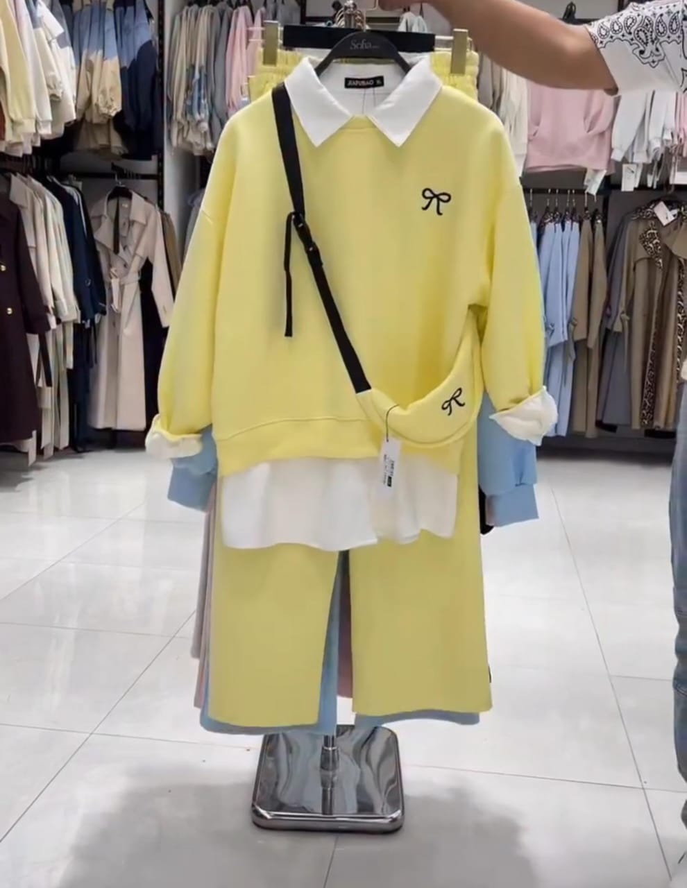 Women’s Premium Wool Outfit Set  Shirt,Trouser,Matching Bag ✨