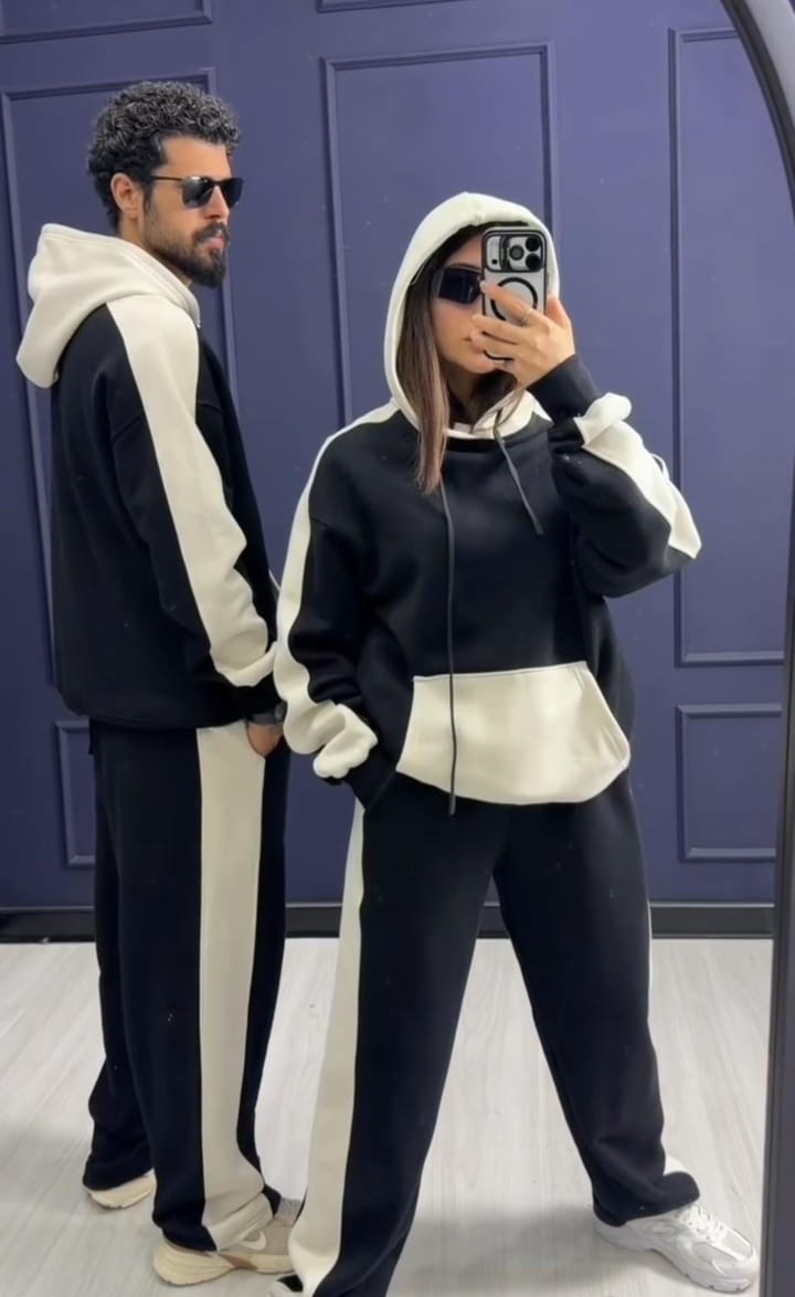 Couple Hoodie with Cozy Plazo For Winter❄️