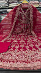 3pcs Luxury Embroidered Dress with Dupatta