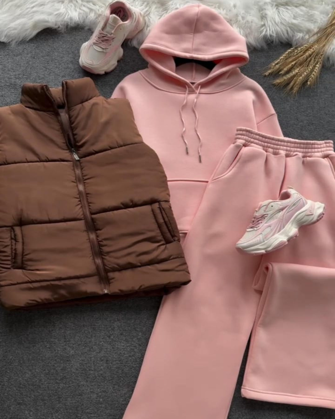 Bomber Jacket Hoodie with Plazo Winter