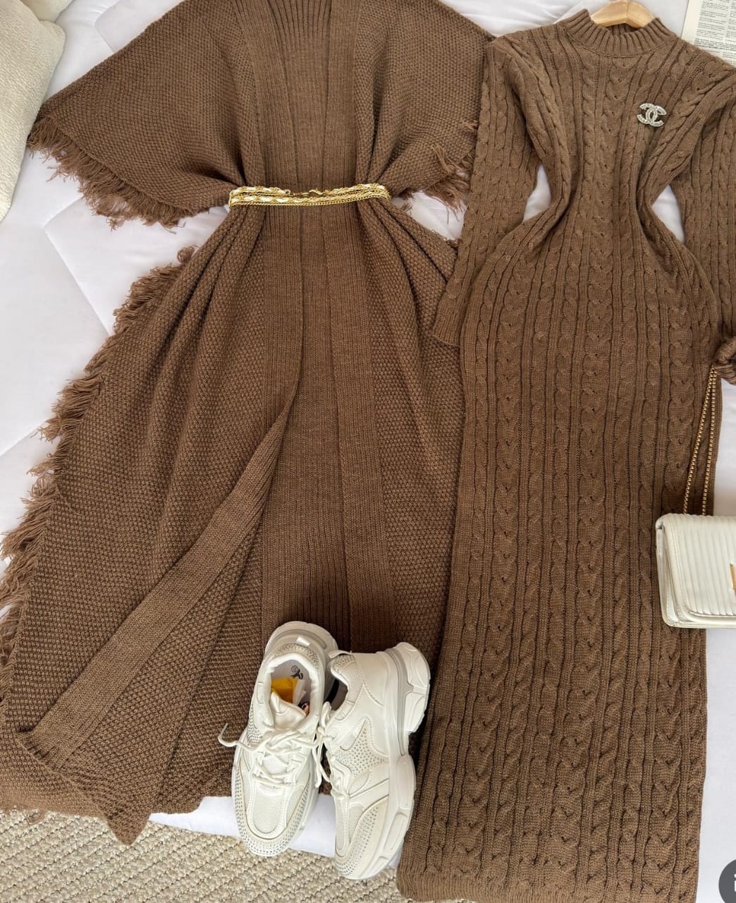 Long Sweater with Shrug for Women❄️