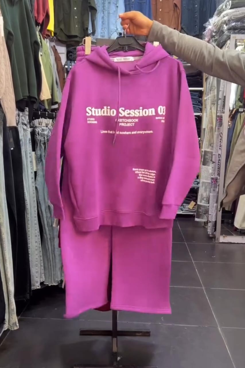 Hoodie With Plazo Set for Women ✨