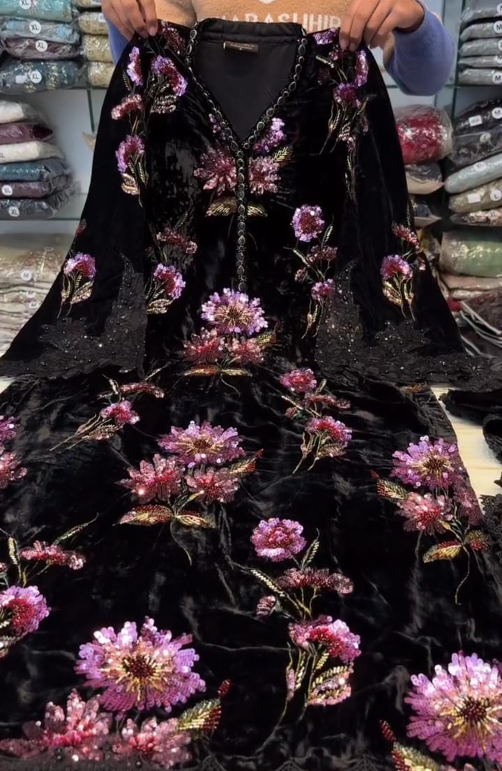 Velvet Embroidery 3-Piece Suit for Women🔥