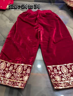 Kids Velvet Embroidery 3-Piece Suit ✨