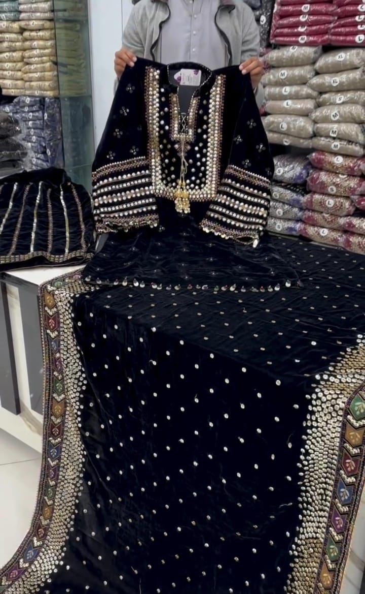 Luxury Velvet 3-Piece Suit for Women 👑