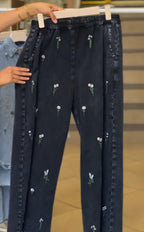 Trendy Embroidered Denim set For Women✨