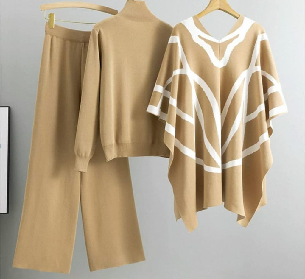 3pcs Set Wool Shurg Inner With Plazo🔥