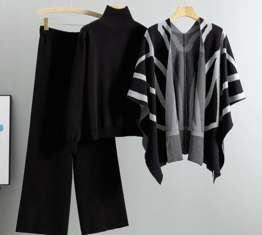 3pcs Set Wool Shurg Inner With Plazo🔥