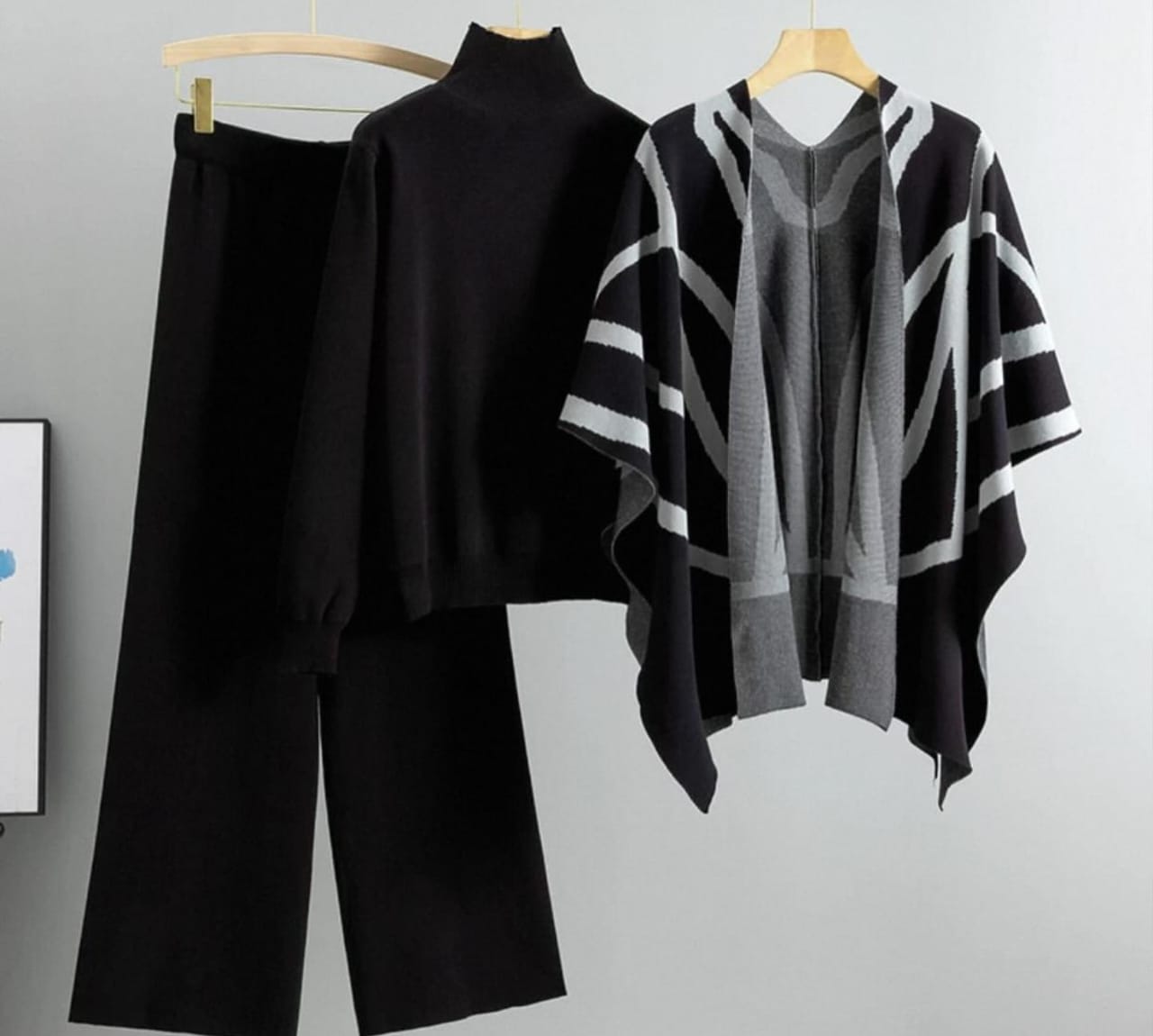 3pcs Set Wool Shurg Inner With Plazo🔥