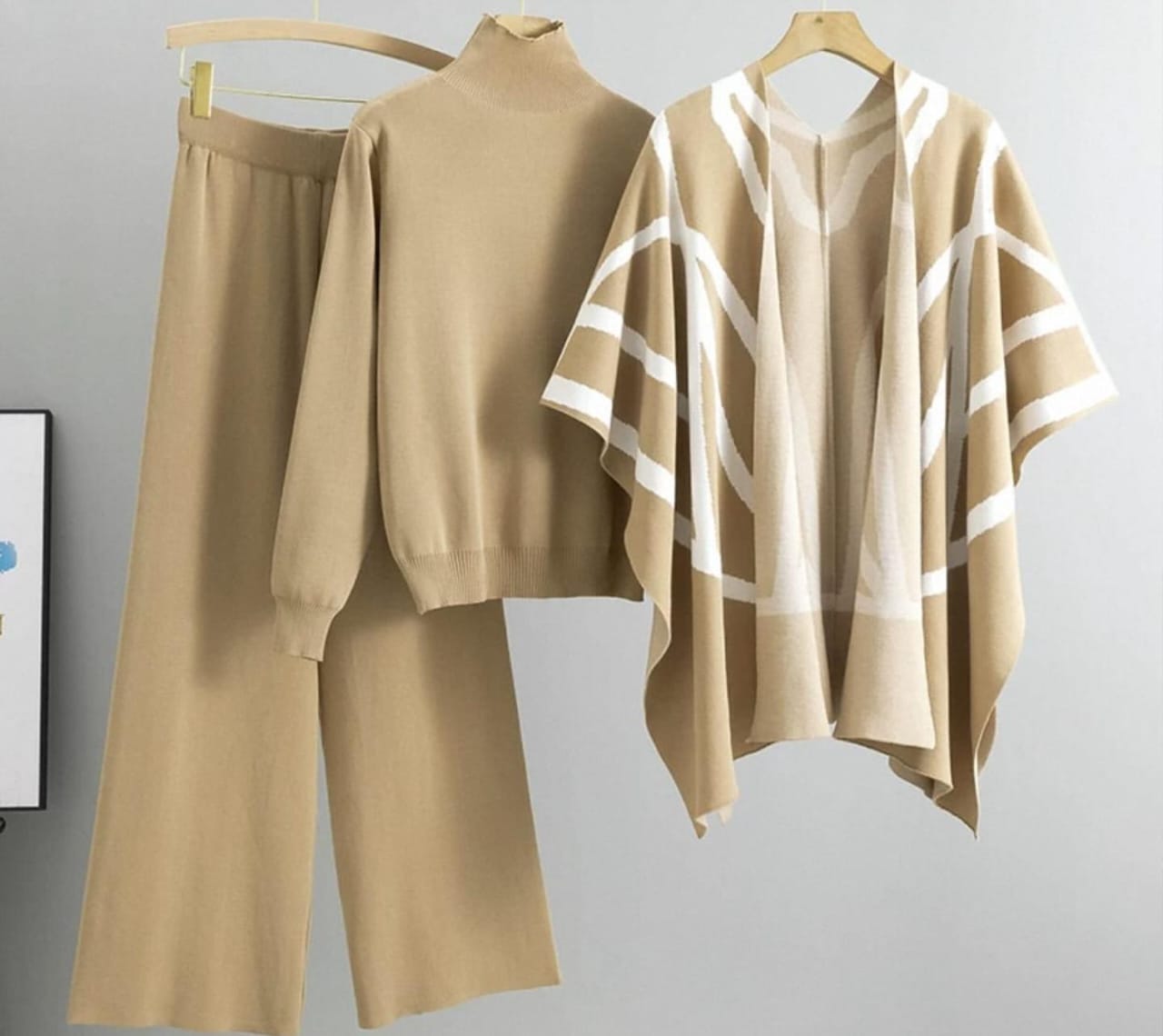 3pcs Set Wool Shurg Inner With Plazo🔥