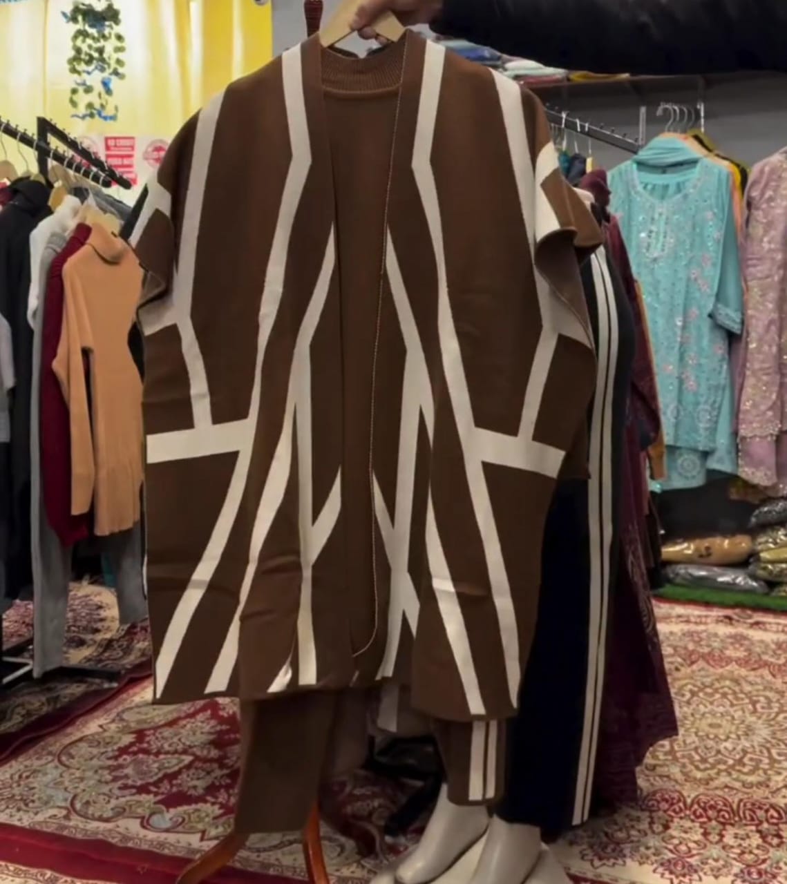 3pcs Set Wool Shurg Inner With Plazo🔥