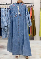 Stylish Denim-inspired Frock For Women👗
