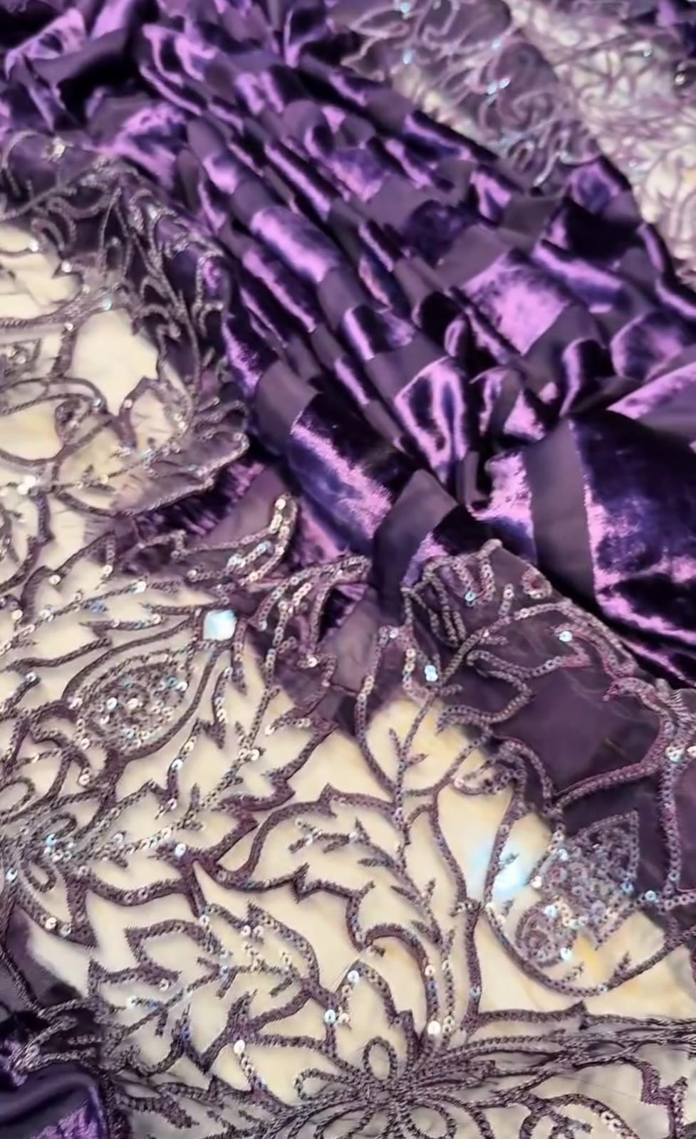 Velvet Embroidery 3-Piece Suit for Women ✨