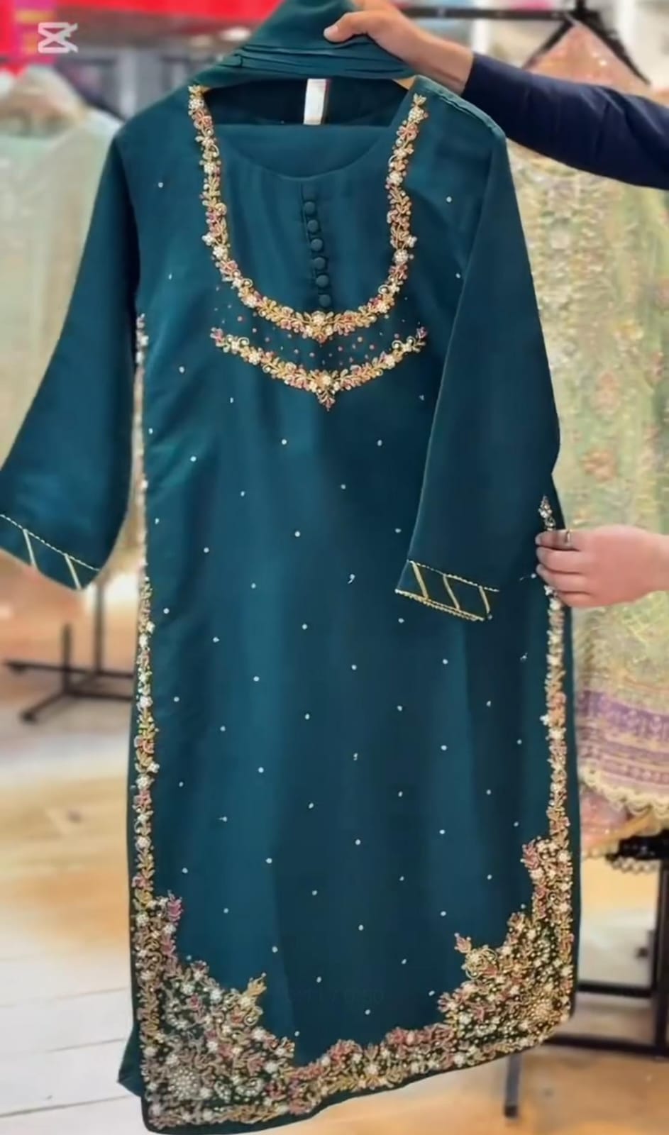 Eid Collection Embroidered 3-Piece Suit for Women✨