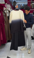 Double Shade Wool Shirt With Plazo  ❄️