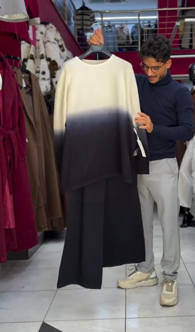 Double Shade Wool Shirt With Plazo  ❄️