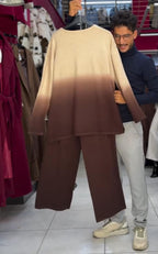 Double Shade Wool Shirt With Plazo  ❄️