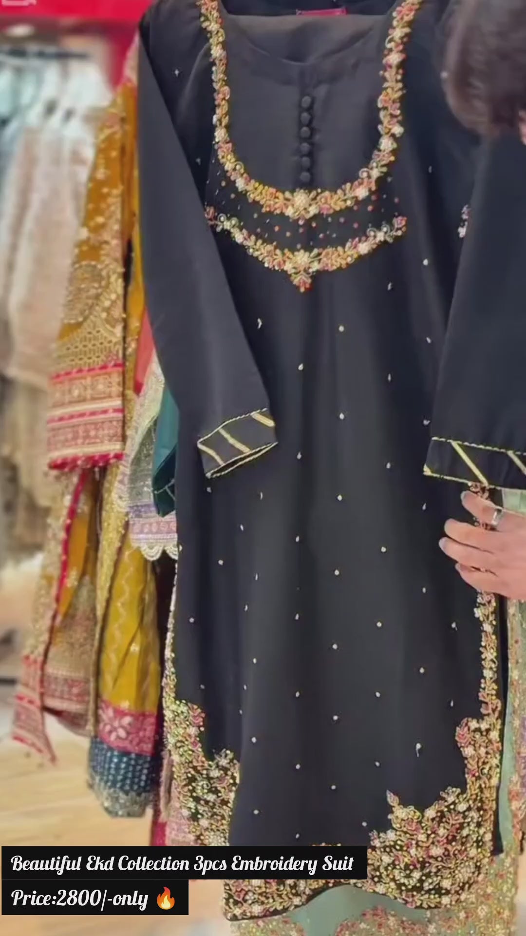 Eid Collection Embroidered 3-Piece Suit for Women✨