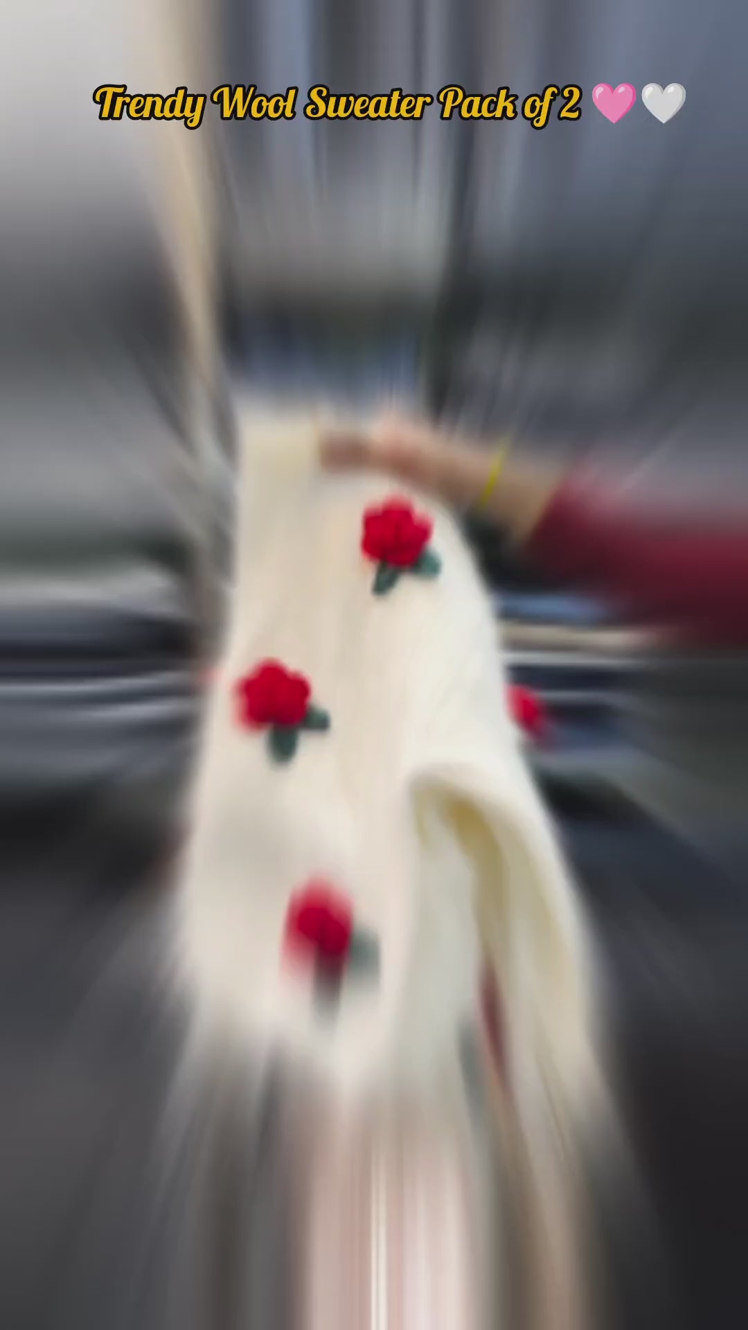 Pack of 2 Trendy Wool Sweaters For Women ✨