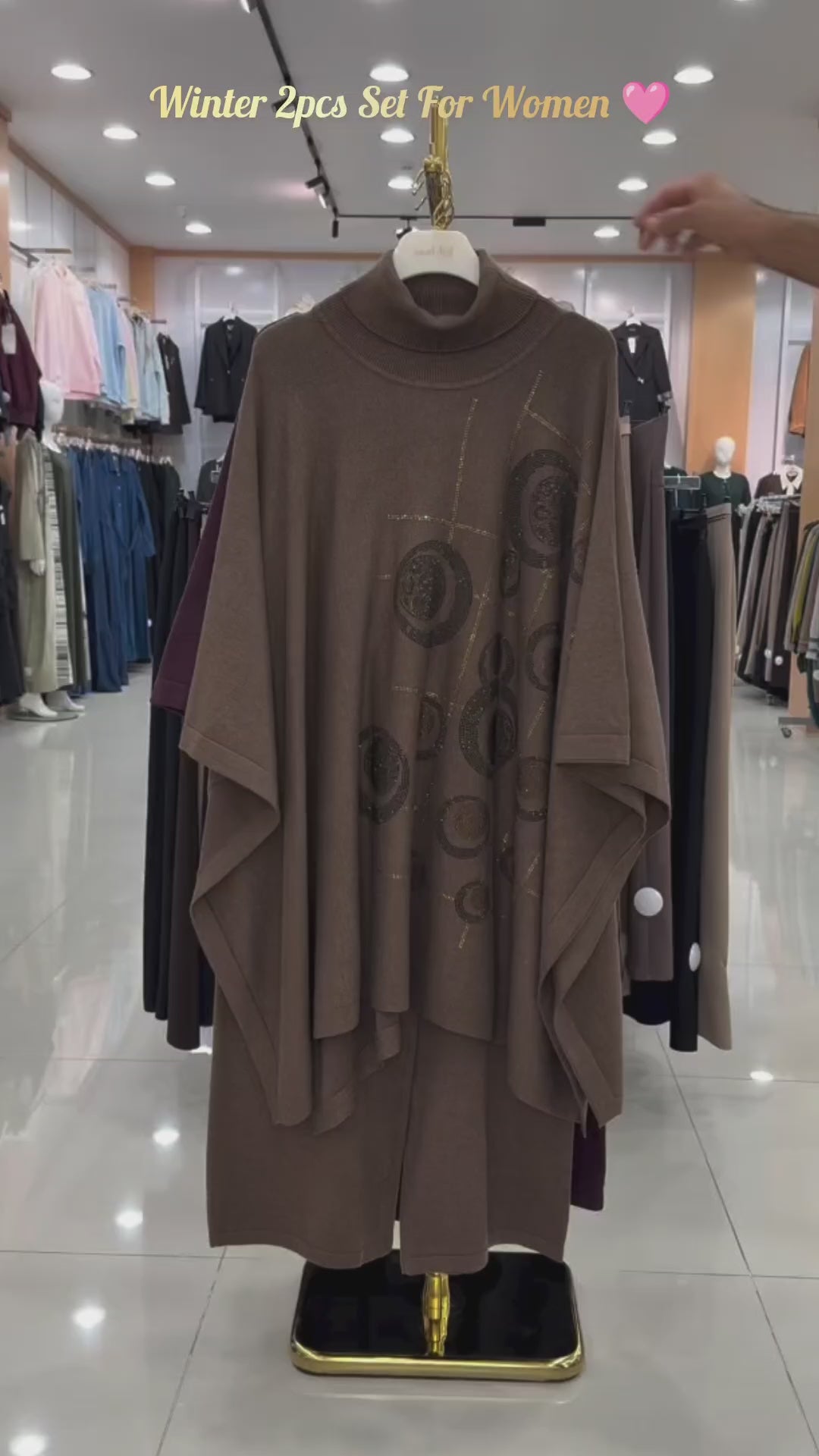 Winter 2pcs Set Shrug with Plazo For Women💖