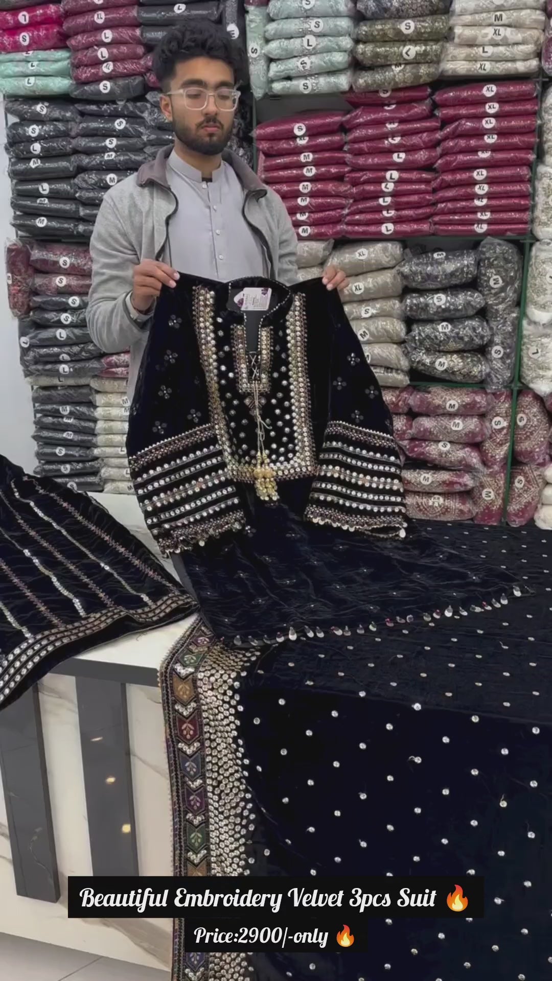 Luxury Velvet 3-Piece Suit for Women 👑