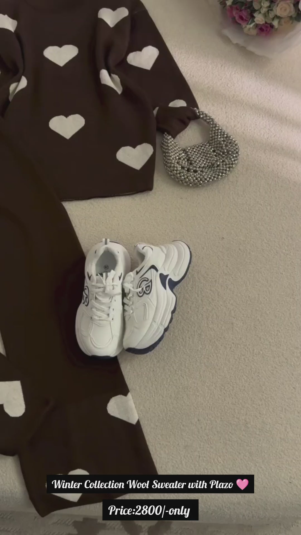 Women Wool Sweater with Plazo ❄️