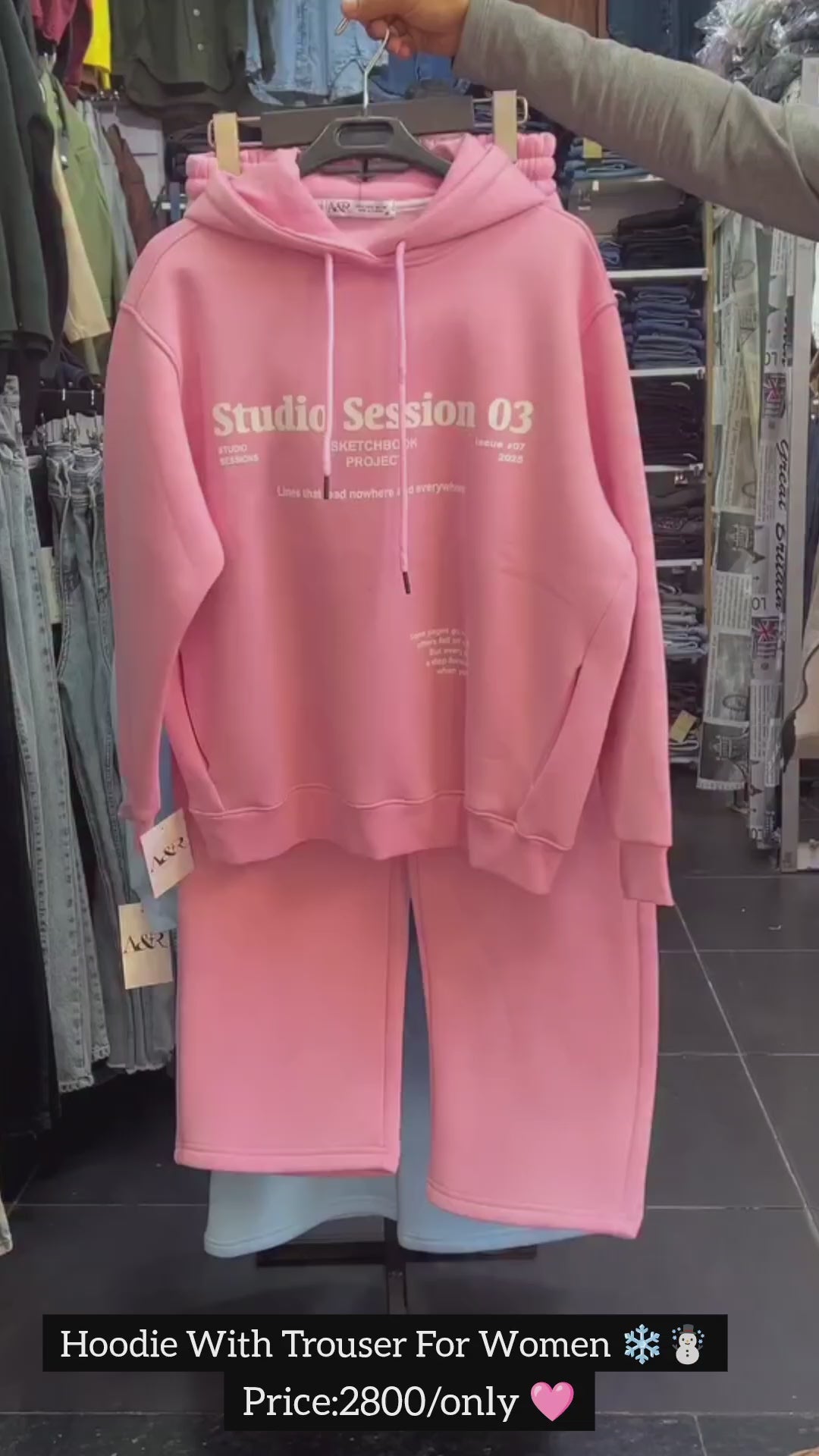 Hoodie With Plazo Set for Women ✨