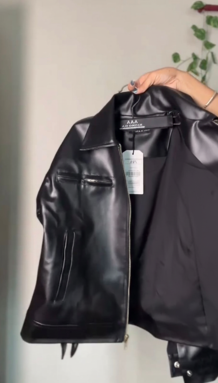 Women’s Classic Faux Leather Jacket