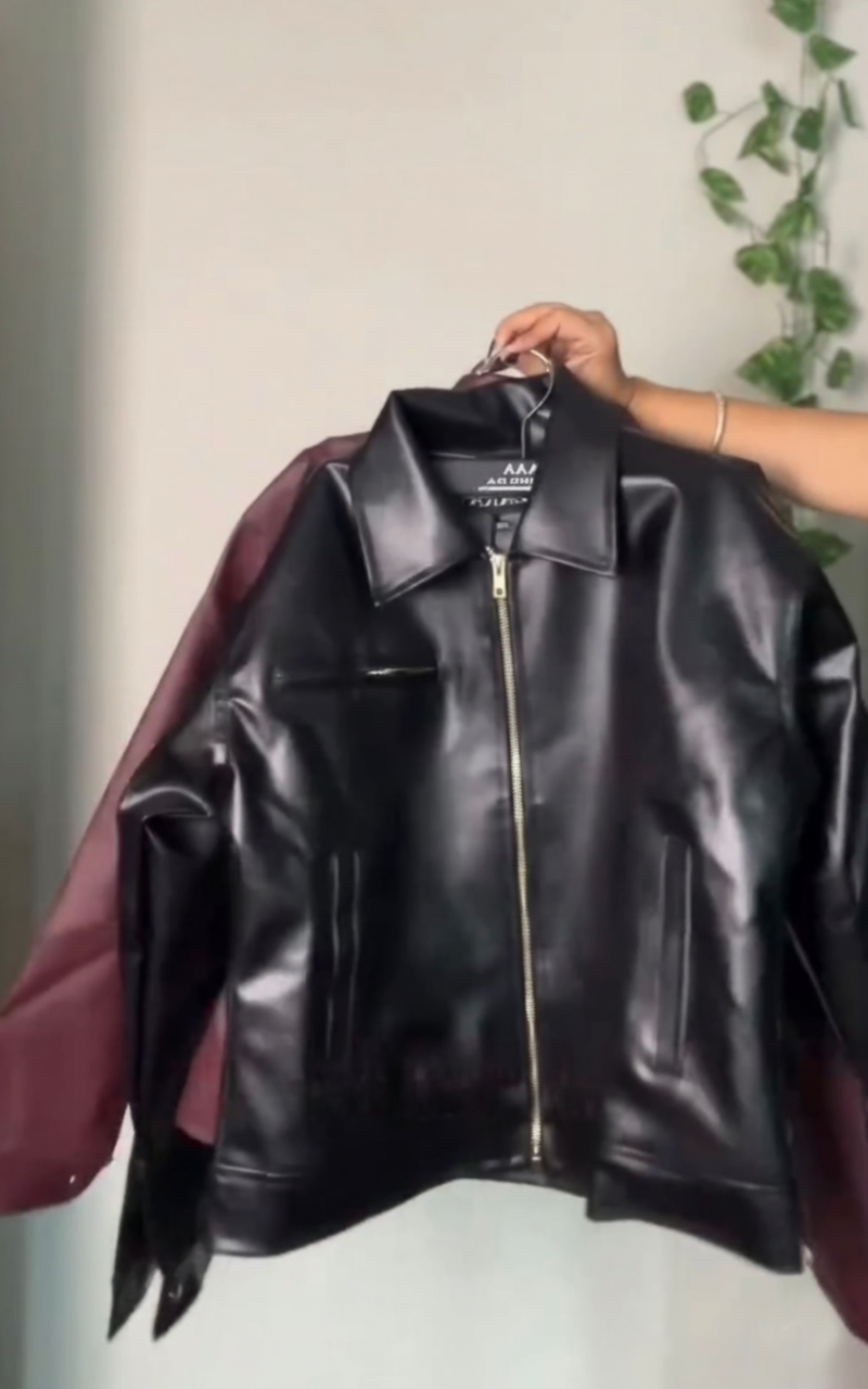 Women’s Classic Faux Leather Jacket